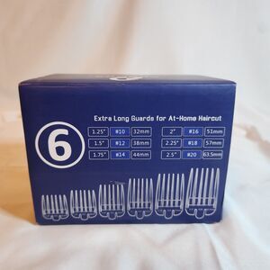 CR8GR8 Wahl Compatible Clipper Guards 10 12 14 16 18 20 Gray 6pc New Open Box